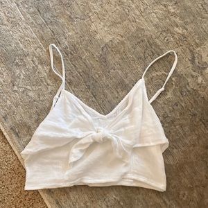 aerie white top size medium